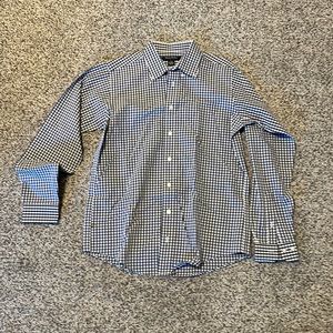 Brooks Brother Boys Long Sleeve Button Down Dress Shirt Non-Iron Size Large (16)